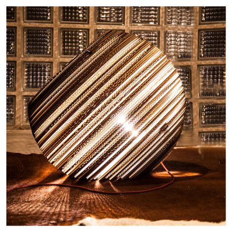 Kartónová stolová lampa Think Paper Globe, Ø 44 cm