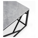 Sconto Konferenčný stolík ENAVIRSI 2 sivý mramor/čierna