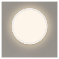 LED panel Jalo Round, Ø 29,2 cm, biely, plast, 2 700 K