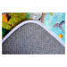 Protiskluzový kusový koberec Ultra Soft Město s pláží - 70x95 cm Vopi koberce