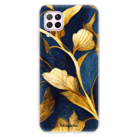 Odolné silikónové puzdro iSaprio - Gold Leaves - Huawei P40 Lite