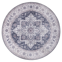 Kusový koberec Asmar 104003 Mauve/Pink kruh - 160x160 (průměr) kruh cm Nouristan - Hanse Home ko