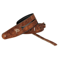 Ortega OSBS-1 Bass Leather Strap - Chestnut Tree