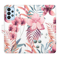 Flipové puzdro iSaprio - Pink Flowers 02 - Samsung Galaxy A33 5G