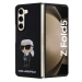 Karl Lagerfeld Liquid Silicone Ikonik NFT Zadný Kryt pre Samsung Galaxy Z Fold 5 Black