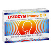 LYZOZYM Imuno C, D so selénom a vitamínmi E a K 20 žuvacích tabliet