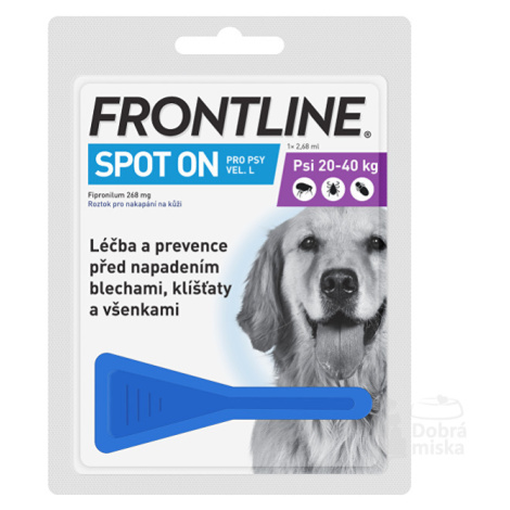 FRONTLINE SPOT ON pre psov L (20-40kg) - 1x2,68ml *