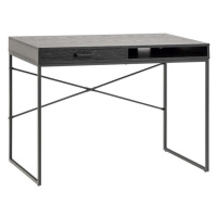 Písací stôl Benato (110x75x45 cm, čierna)