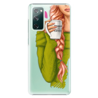 Plastové puzdro iSaprio - My Coffe and Redhead Girl - Samsung Galaxy S20 FE