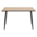 Čierno-hnedý jedálenský stôl Actona Wilma, 120 × 80 cm