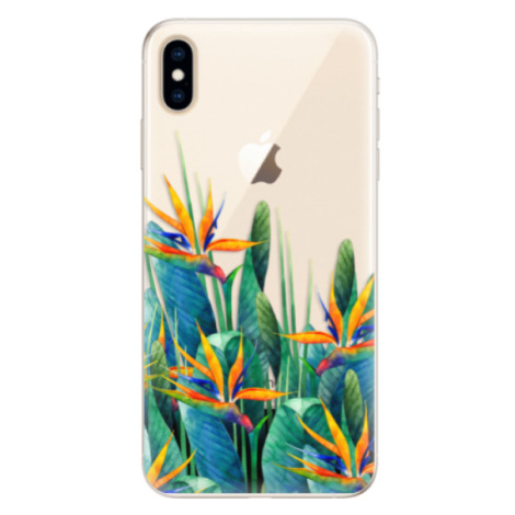 Silikónové puzdro iSaprio - Exotic Flowers - iPhone XS Max