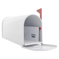 RR - POŠTOVÁ SCHRÁNKA US ALU MAILBOX - T00215 S - Strieborný komaxit