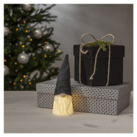 Bielo-čierna svetelná dekorácia s vianočným motívom ø 6,5 cm Joylight – Star Trading