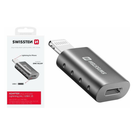 SWISSTEN Adaptér - redukcia Lightning, USB-C