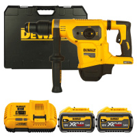 DEWALT 54V XR FLEXVOLT SDS-Max 6,1 J aku kombinované kladivo, 2x 9,0 Ah DCH481X2-QW