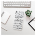 Odolné silikónové puzdro iSaprio - Handwriting 01 - black - iPhone SE 2020