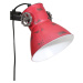 vidaXL Podlahová lampa 25 W šmuhovaná červená 25x25x90/160 cm E27