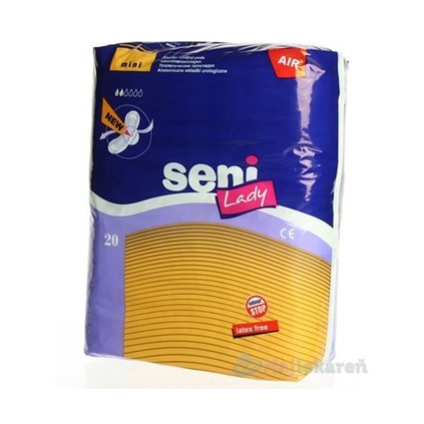 Seni Lady AIR MINI VLOŽKY anatomické urologické vložky pre ženy, savosť 190ml, 20ks