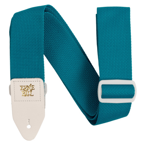 Ernie Ball Polypro Strap Teal & White