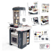 Kuchynka elektronická Tefal Studio Kitchen 360° Smoby s realistickými zvukmi 27 doplnkov 100 cm 