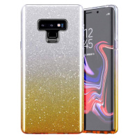 Silikónové puzdro na Huawei P Smart 2021 Bling Shine strieborno-zlaté