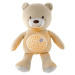 CHICCO Medvedík uspávačik s projektorom a hudbou Baby Bear First Dreams - neutral béžová 0m+