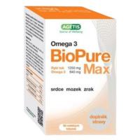 BIOPURE Max Omega 3, 60 mäkkých kapsúl