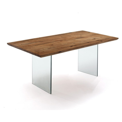 Jedálenský stôl s doskou v dubovom dekore 180x90 cm Float – Tomasucci