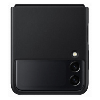 Samsung kožený zadný kryt EF-VF711LBEGW pre Galaxy Z Flip3, čierna