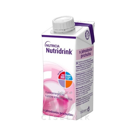 Nutridrink s jahodovou príchuťou 24x200ml