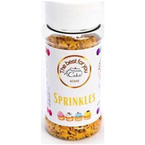 4Cake Sugar stars gold (60 g) Besky edition - dortis - dortis