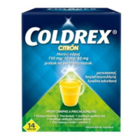 COLDREX horúci nápoj citrón 14 vrecúšok