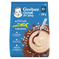 GERBER Cereal mliečna kaša kakaová Dobrú noc 230 g