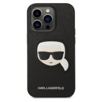 Karl Lagerfeld PU Saffiano Karl Head kryt iPhone 14 Pro Max čierny