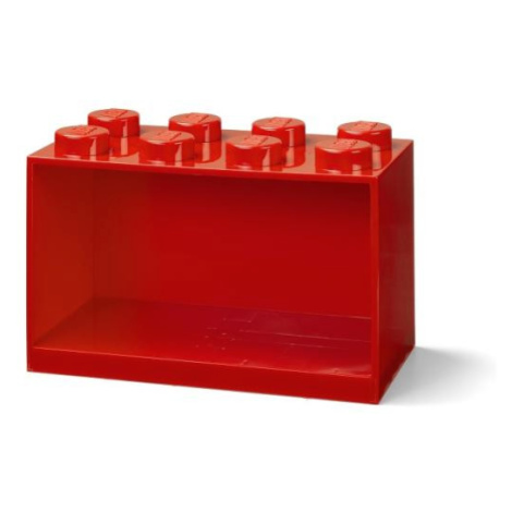 LEGO® Brick 8 závesná polica červená