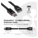 Club3D Predlžovací kábel DisplayPort 1.4 HBR3 8K60Hz (M/F), 2m