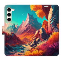 Flipové puzdro iSaprio - Colorful Mountains - Samsung Galaxy S23+ 5G