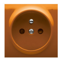 Kryt zásuvky oranžová SIMON54 (simon)