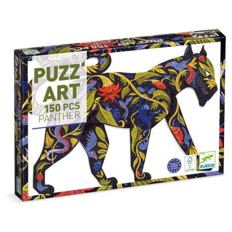 Puzzle art - Čierny panter - 150 ks