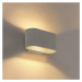 Priemyselná nástenná lampa šedý betón - Arles