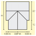 Vitavia Sirius sklo 3 mm strieborný