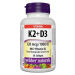 Webber Naturals Vitamín K2 120 mcg + D3 1000 IU 30 kapsúl