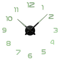Nalepovacie hodiny PRIM Luminiferous I, zelená 120 cm