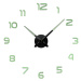 Nalepovacie hodiny PRIM Luminiferous I, zelená 120 cm