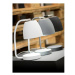Čierna stolová lampa s kovovým tienidlom (výška 28 cm) Newport – it&#39;s about RoMi