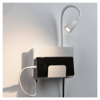 Paulmann Halina USB LED svetlo ohybné rameno biela