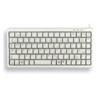 CHERRY klávesnice G84-4100 COMPACT KEYBOARD, lehká, USB, EU, bílá