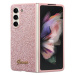 Guess PC/TPU Glitter Flakes Metal Logo Samsung Galaxy Z Fold5 5G F946 GUHCZFD5HGGSHP Pink