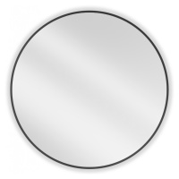 MEXEN - Loft zrkadlo 85 cm, čierny rám 9850-085-085-000-70