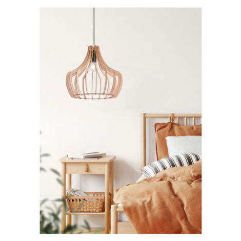 Závesné osvetlenie Reality Wood drevodekor R30253830